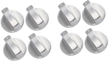 Uonlytech 8stücke Ersatz Drehknopf Für Gasherd Und Elektroherd Langlebige Knöpfe Für Ofensteuerung Kompatibel Mit Standard-kochfeldern Einfache Montage Und Handhabung