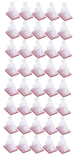 Uonlytech 200pezzi Clip Regolabili Adesive Per Fermacavi Per Organizzazione Elettrica
