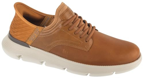 Skechers Garza – Gervin, chaussures à enfiler décontractées pour hommes, beige, 44 EU