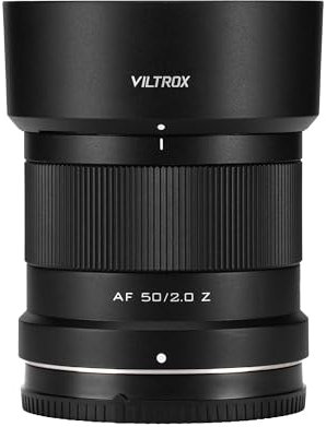 VILTROX 50mm F2 Full Frame lens for Nikon Z, AF 50mm f/2 Z Standard Prime Large Aperture lens for Nikon Z Mount