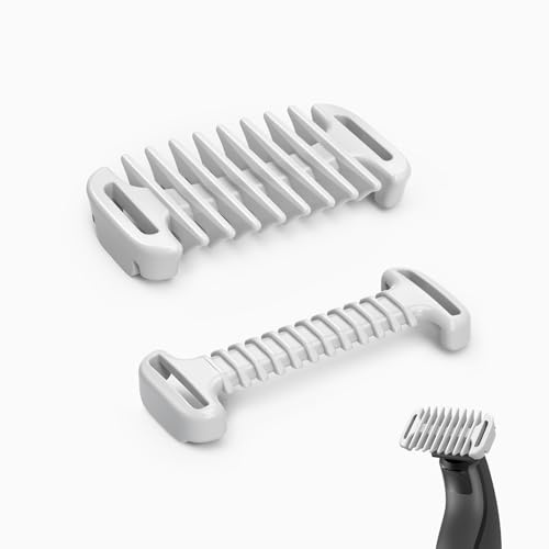 Guard Combs 3mm Body Comb & 0mm Skin Protector Kit Compatible for O Blade QP2734 QP2824 QP2520/30 QP2620/30 and Pro Series, Blade Attachments Accessory, 2 PC