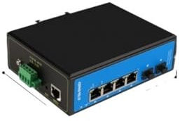 Switch di Rete, Switch POE Industriale Switch Di Rete Stito Gigabit Completo Da 4/6/10/14 Porte Ethernet Con Switch PoE IP40 Solt In Fibra 2/4 SFP,Affidabile(EW-PIS3806M-4GE-BT)