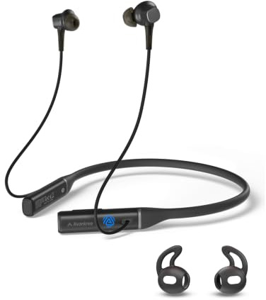 Avantree Loop - Auracast et Bluetooth Écouteurs Tour de Cou | Faible latence, 3 modes EQ avec voix claire et confort toute la journée pour TV, PC, téléphone et lieux publics