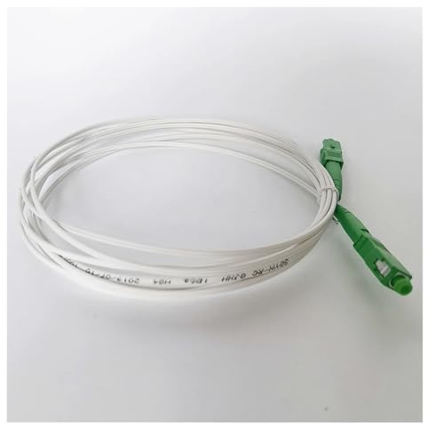PAAWBW Cavo di derivazione in fibra ottica monomodale - Cavo di prolunga for interni da 2 M/3 M for comunicazioni affidabili(White,300cm SC/apc)