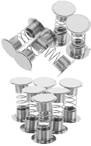 JUMPLAWN 20pcs Car Dashboard Ornament Spring Base with Double-sided Adhesive Metal Coil Wobble Spring Mount for Stable Bobblehead Support and Automotive Shaking Figurine Holder