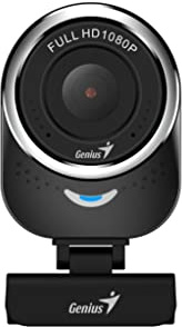 Webcam Genius QCAM6000 1080P Full HD avec Micro USB Noir