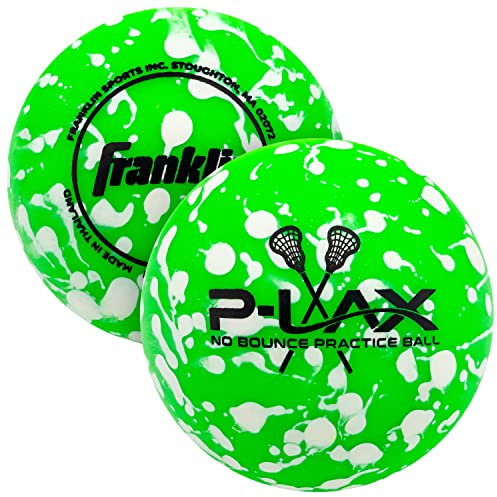 Franklin Sports Lacrosse Balls - Practice Lax Balls - 2 Pack -Massage Balls - All Ages Lacrosse - Green