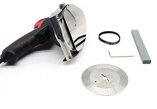 80W Edelstahl Kebabmesser Dönermesser Schnittstärke1-8mm Kebab Gyrosmesser BBQ Electric Knife,mit zusätzliche Klinge
