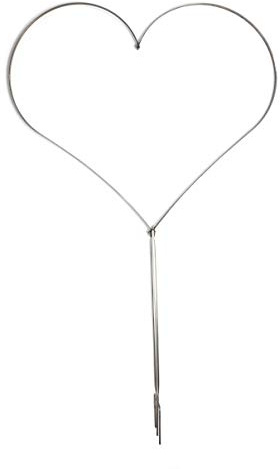 Metall Herz Stahl Durchmesser 120 cm Hochzeit Silberne Hochzeit Geburtstag