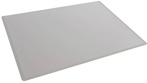 Durable Schreibunterlage mit transparenter Abdeckung, PP, grau, 722210 | Rutschfeste Schreibtischunterlage, transparente Schutzfolie, ideal für Büro und Home Office, Made in Germany