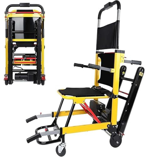 UZOURI Carro eléctrico para escaleras para sillas de ruedas, silla de ruedas, silla de elevador de escaleras eléctrico, soporta hasta 363 libras, puede subir y bajar escaleras