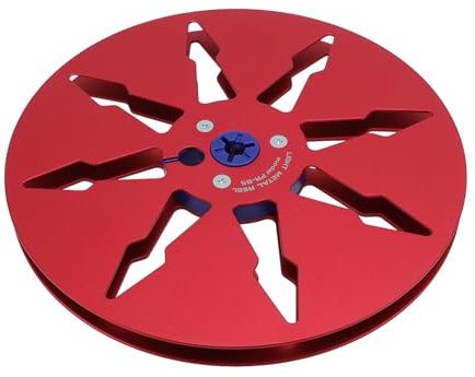 Reemplazo de Carrete de Cinta Vacía de 1/4 de 7 Pulgadas, Cinta de Sonido de Carrete Abierto Liviano, Carrete Vacío Resistente a la Erosión para Grabadora de Carrete a Carrete