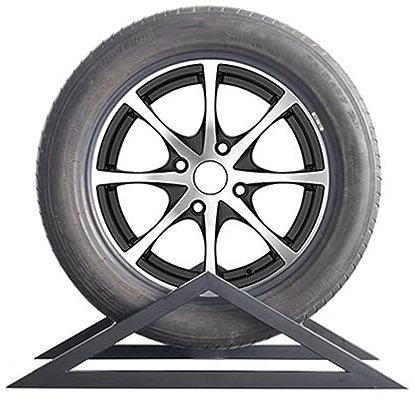 DONGGANSHI Reifenregal, Stabiler Ausstellungsständer für Autoreifen, Radregal mit dreieckiger Basis für Garage und Werkstatt, 70 cm großes Lagerregal aus Eisen für Reifen für Wohnmobil/Transp