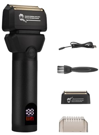 VIVIWI Rasoio elettrico per gli uomini Rasoi elettrici ricaricabili per gli uomini Elettrico reciprocante Barba Trimmer Appliance per Viaggio