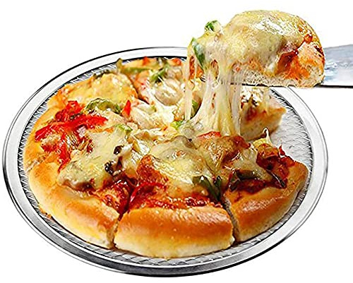 Non-stick Pizza Screen Pan, Aluminum Baking Tray for Oven, 20-22 Inch Seamless Round Design, Perfect for Cooking and Baking Pizzas