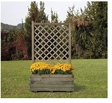FIORIERA CON GRIGLIA CM 80x40X135 H.