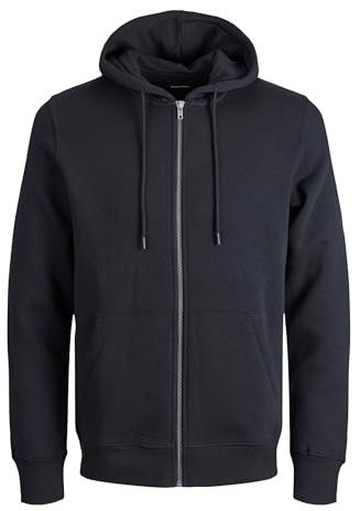 JACK & JONES Sweat à Capuche zippé Sweat à Capuche zippé Uni Black XL Black XL