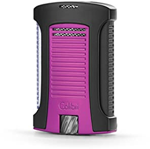 Colibri Daytona Jet Feuerzeug | Zigarren- und Zigarettenanzünder | Windbeständig | Funktioniert mit Butan (Nicht im Lieferumfang enthalten) | Schöne Elegante Geschenkbox | Zwei Jahre Garantie
