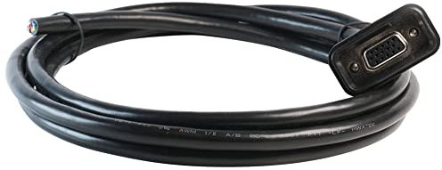 COMP Cord, prise HD DB-15P vers extrémité libre, 2 m, câbles d'ordinateur, câble VGA