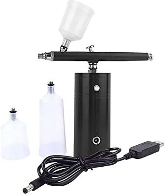YANYUESHOP Cake Spray Gun,Paint Spray Gun Rechargeable Portable Electric Spray Gun Painting Model Kit Art Craft Cake Decoration,A