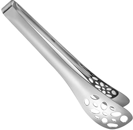 SHERCHPRY Küchenzange Edelstahl Kochzange Grillzangen Steakzange Fleischzange Bratzange Lebensmittel Zange Brotzange Servierzange für Steak Fleisch Salat BBQ Braten Kochen Grillen