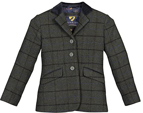 Aubrion Saratoga Reitjacke für Jungen/Mädchen, 76 cm, Dunkelgrün, Dunkelgrün, 30 in / 76 cm
