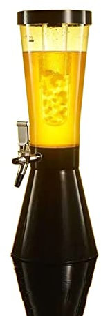 Dispensador de Torre de Cerveza Dispensador de torre de cerveza de 3 litros con grifo Dispensador de cerveza de raíz de barril de cerveza comercial con carámbano extraíble Torre Cerveza/Dispensador Be
