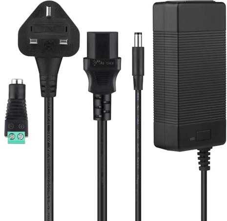 12V 5A Power Supply, 60W Power Supply UL Listed 12 Volt 5 Amp 60 Watt Power Adapter 100V-240V AC to DC Converter Transformer for LED Strip Light Speaker Router