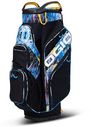 OGIO Woode Golftasche, Schwarz/Bunt (Kaleidoscope)
