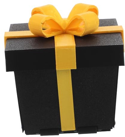 Toyvian Schwarze Geschenkbüchse Für Erwachsene Lustige Weihnachtsbox Als Süßigkeitenbehälter Finger-Spielzeug Für Büro Und Feiertage