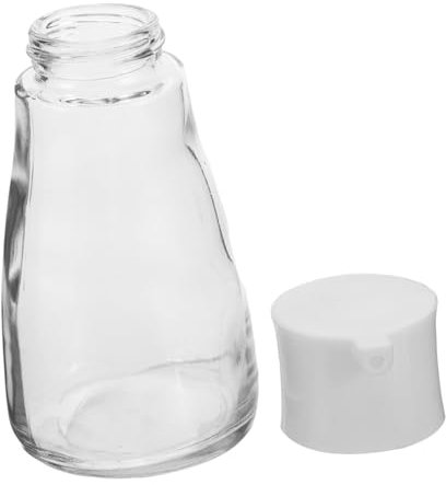 PRETYZOOM Bottiglia Dispenser Per Olio Da Cucina Salsa Di Soia Vetro Trasparente Erogatore Preciso Capacità Multiuso Per Insalata e Barbecue