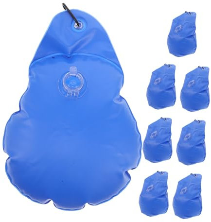 Abaodam 8stücke Poolabdeckungsgewichte Auslaufsicher Für Winter Wassersäcke Für Oberirdische Pools Robuste PVC-säcke Für Schwimmbadabdeckungsgewichte
