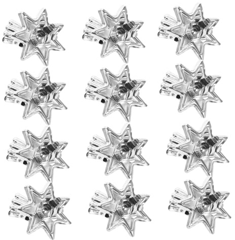 STOBAZA 12 Stück Kerzenhalter Clips Für Dekoration Metall Kerzenhalter Clip Für Partys Zum Anklipsen Von Kerzenhaltern Für Geburtstagspartys Metall