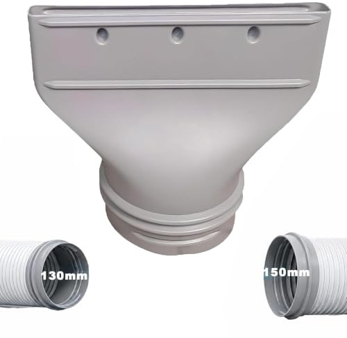 Adaptateur Tuyau Climatiseur Mobile, Embout Evacuation Climatiseur Mobile Universel Compatible Avec Tuyaux 13 Cm Et 15 Cm, Kit De Ventilation Pour FenêTre Et Porte Clim Portable.