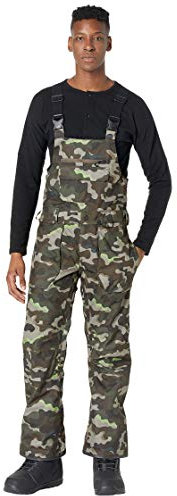 Volcom Herren Roan Bib Overall Snowboardhose Hose, Army, Klein