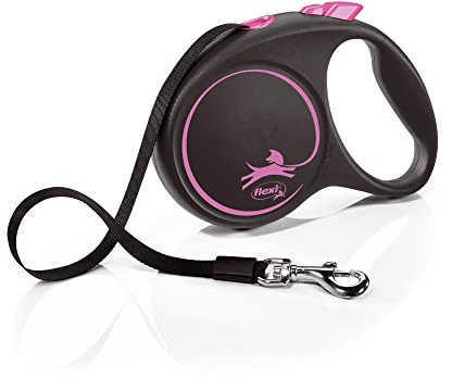 flexi Rollleine Design - Schwarz/Rosa - L, Multi, small, 4000498034118