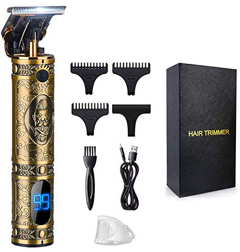 Suttik Hair Clippers for Men, Beard Trimmer, Zero Gapped T-Blade for Hair Cutting, Cordless Trimmers Professional Barber, Liners Clipper Haircut