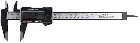 Messschieber-Messwerkzeug,Messschieber, Edelstahl-Messschieber, digitales Mikrometer mit 150 mm schwarzem elektronischem LCD-Display, Messschieber-Werkzeug für das Heimwerker-Haushaltsbüro, Herrs