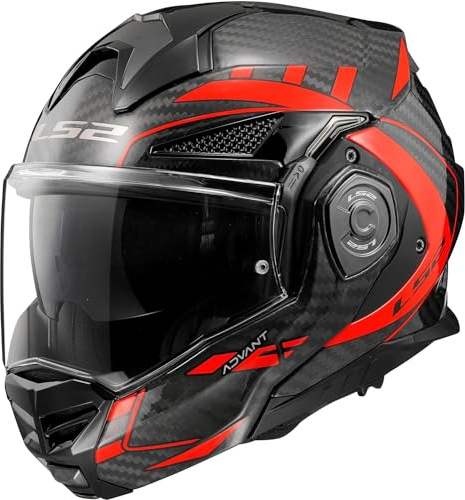 LS2, klapphelme motorrad ADVANT X C Future red, S
