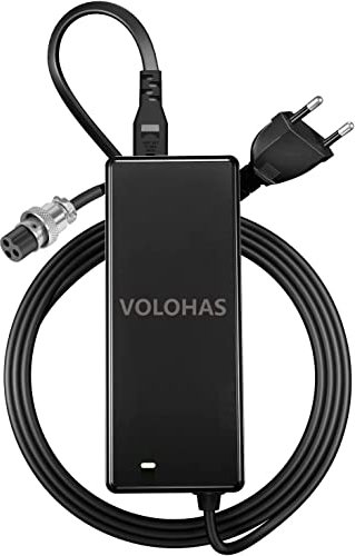 VOLOHAS 67,2V 2A Ladegerät für King Song 14D/16S/Yume X11/Y11/M10/ZERO 10X 60V 21Ah/VSETT 10+/VSETT 10+R Elektroroller, Einrad 134W Schnellladung Leise schnelle Kühlung 60-V-Lithium-Batterieladegerät
