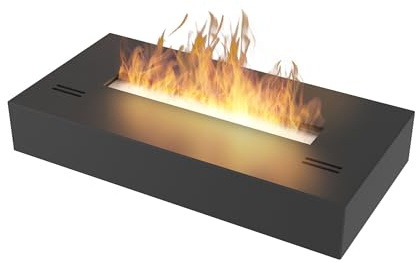 OutInFire Quemador Bioetanol - Inserto para Chimenea bioetanol de Mesa o Empotrado 60 cm - Simplebox (50 cm)