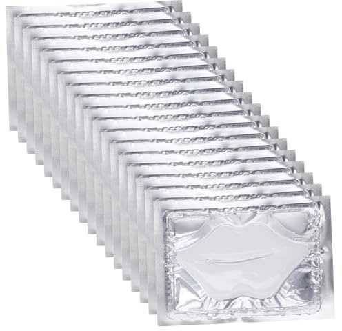Beavorty 25 Piezas Película de ojos de oro lip mask labial productos para el cuidado de los labios almohadillas de gel para labios bajo almohadillas para los labios para hidratar