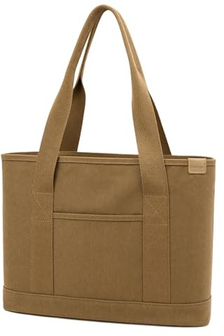 TeeYee Damen Mittelgroß Handtasche Canvas Satchel Tote Bag Schultertasche | Shopper für Bücher,Handbag für Alltag Arbeit,Einkaufstasche für Mädchen