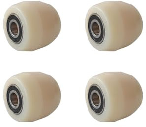 Rouleaux de transpalette, rouleaux de transpalette, diamètre 80 mm, largeur 60 mm, largeur 70 mm, roulements intégrés, alésage 20 mm, roues de charge en nylon, roue à tambour 80 x 60 mm, 80 x 70 mm, c