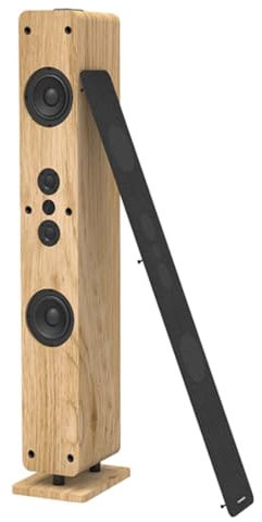 Tour de son Bluetooth - THOMSON - Bois/Noir - 120W, Optique, USB, Égaliseur, TWS, Télécommande, Alim. 230V