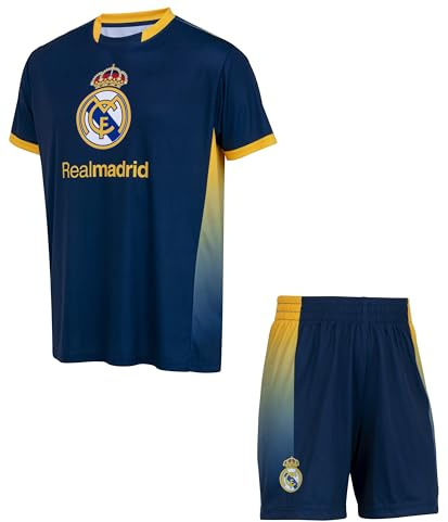 Real Madrid Ensemble Football Maillot Short Real Enfant garçon - Collection Officielle 14 Ans