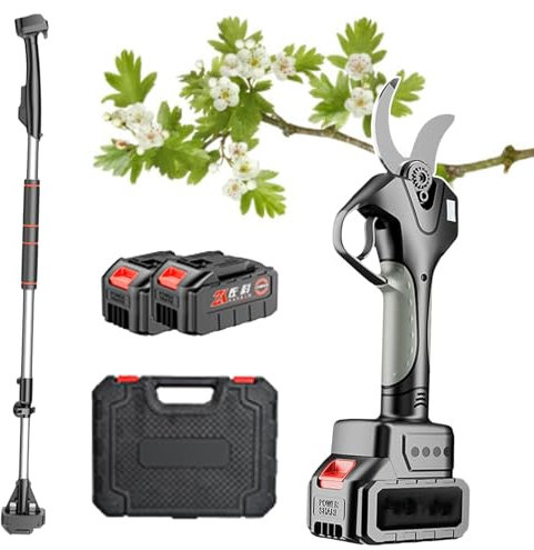 Tijeras De Podar EléCtricas Para JardíN, Podadoras De áRboles De 78 Mm, Podadora De Largo Alcance, Tijeras De Ramas, Tijeras De Podar EléCtricas Para Setos, Arbustos, Huertos