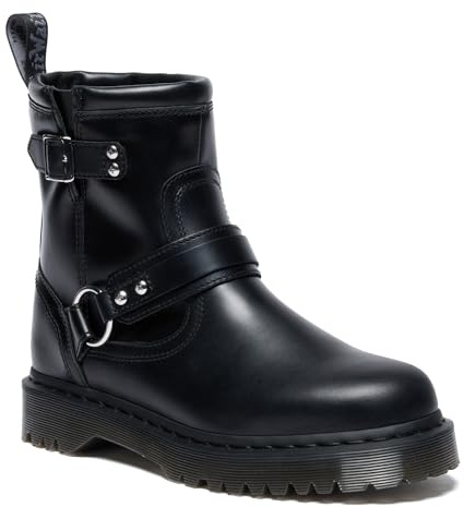 Dr. Martens, Unisex, Anistone Harness, Black, Mens 6, Womens 7, Medium