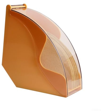 Porta carta filtro caffè rivestito in acrilico per un facile accesso e disordine sul tavolo (giallo)