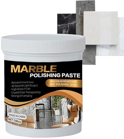 Granite Polish – Detergente per piano di lavoro al quarzo, 100 ml, per ripristinare la lucentezza della pietra, formula per la pulizia profonda, finitura di livello professionale, forniture per la